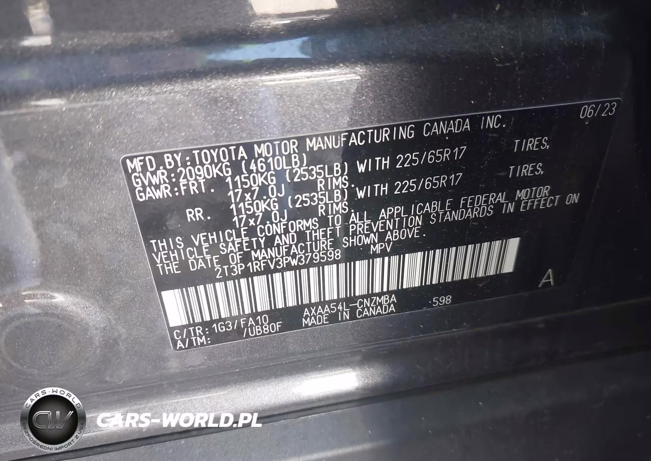 2023 Toyota Rav4 Xle VIN:2T3P1RFV3PW379598 - 9