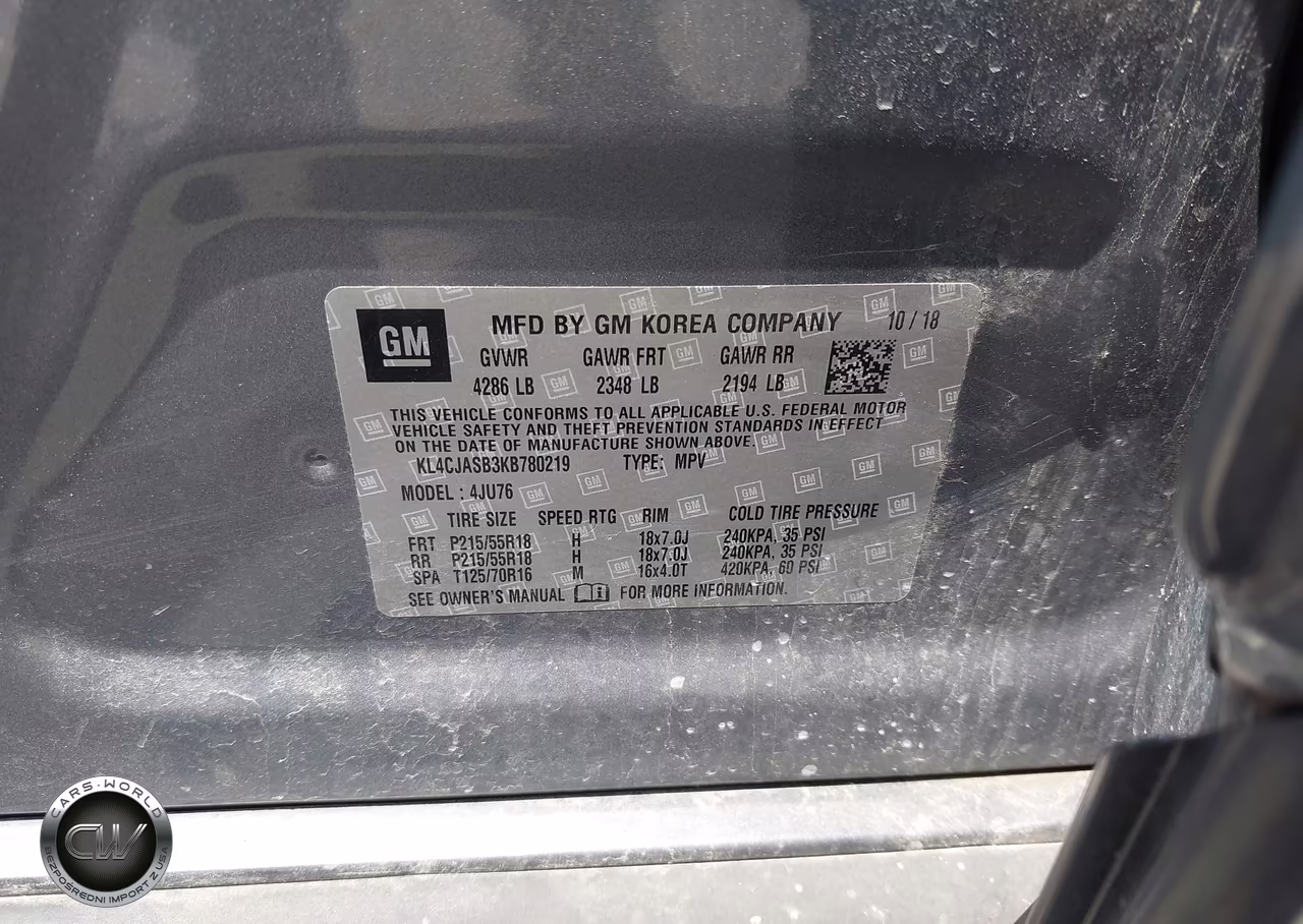 2019 Buick Encore Fwd Preferred VIN:KL4CJASB3KB780219 - 9