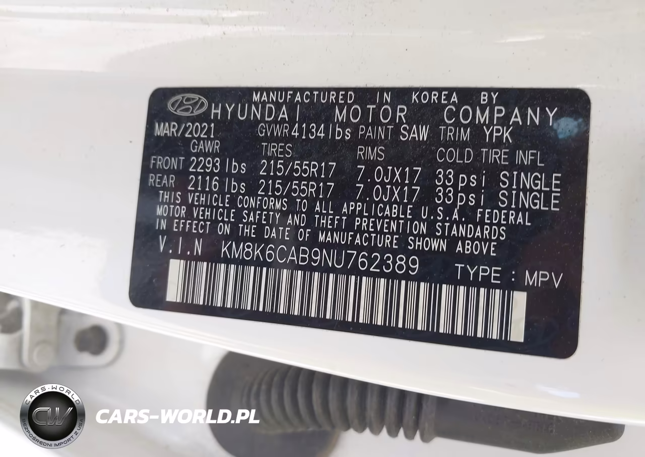 2022 Hyundai Kona Sel VIN:KM8K6CAB9NU762389 - 9