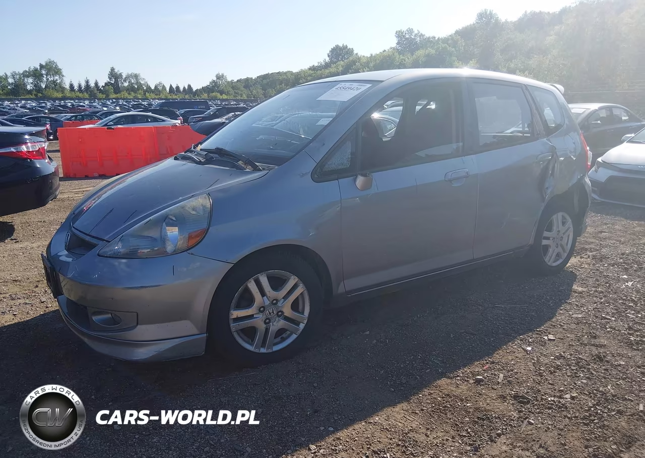 2007 Honda Fit Sport VIN:JHMGD38687S039476 - 2