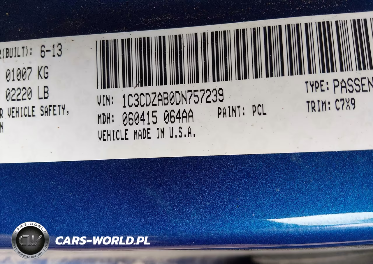2013 Dodge Avenger Se VIN:1C3CDZAB0DN757239 - 9