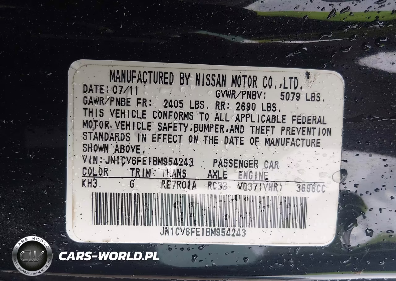 2011 Infiniti G37 VIN:JN1CV6FE1BM954243 - 9