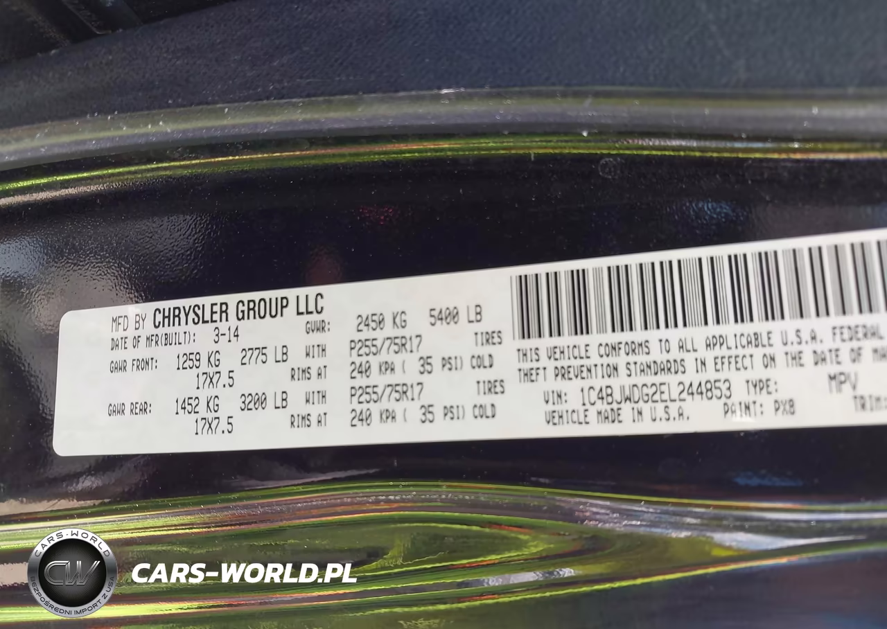 2014 Jeep Wrangler Unlimited Sport VIN:1C4BJWDG2EL244853 - 9
