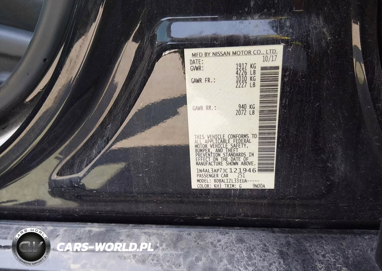 2018 Nissan Altima 2.5 Sv VIN:1N4AL3AP7JC121946 - 9
