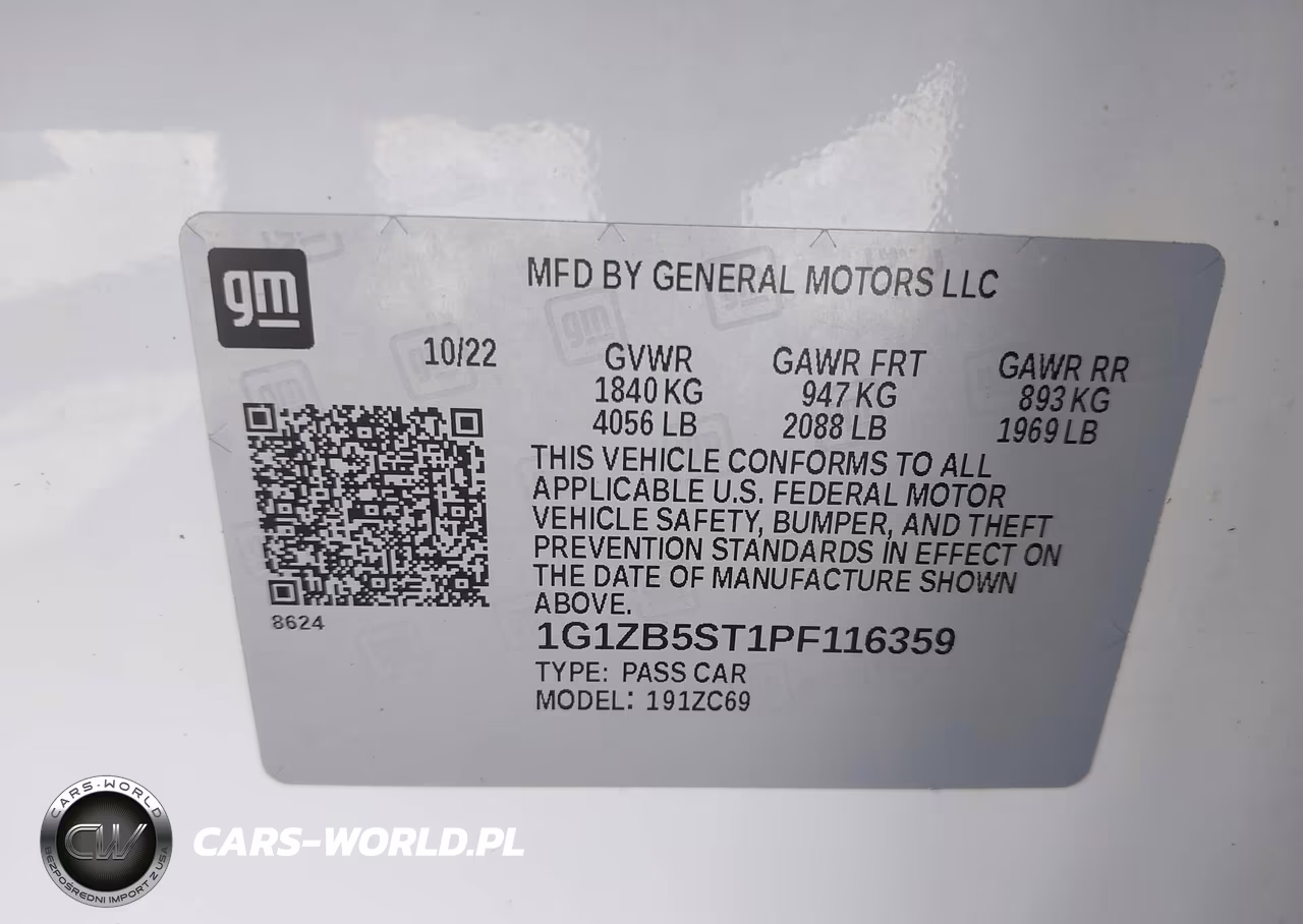 2023 Chevrolet Malibu Fwd Ls VIN:1G1ZB5ST1PF116359 - 9