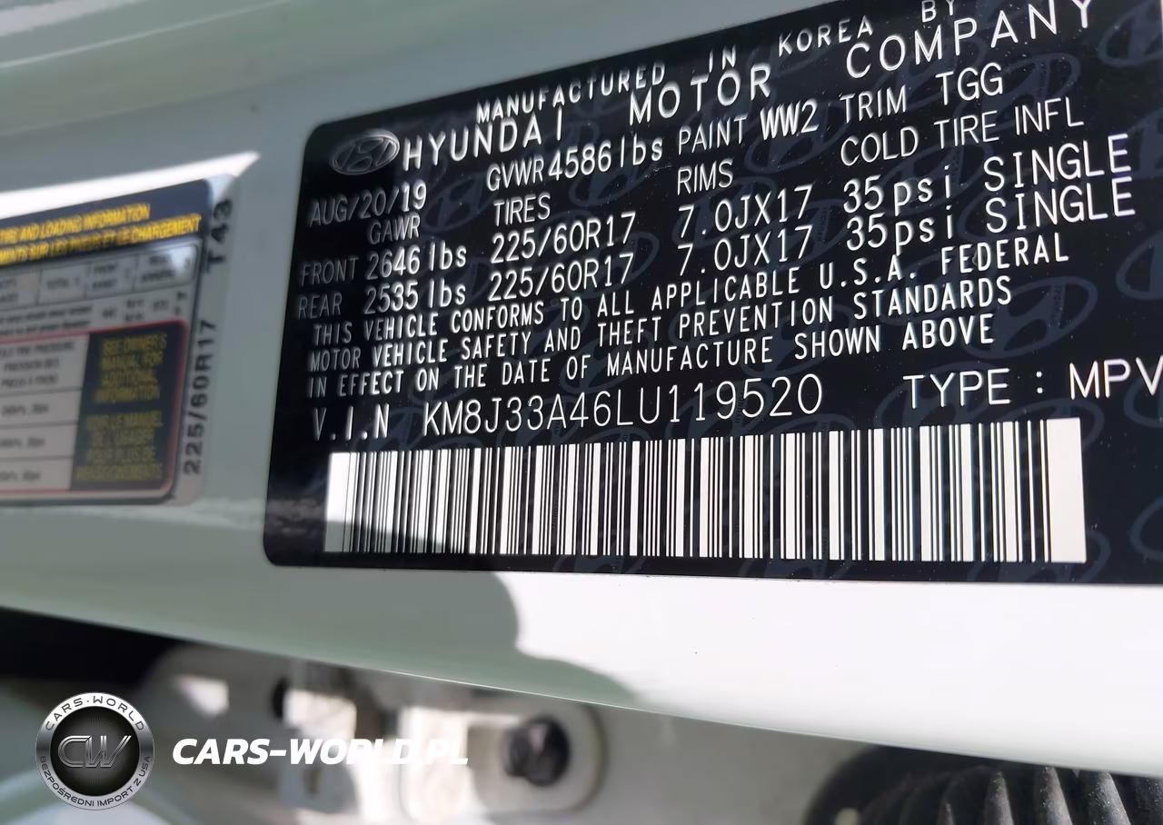 2020 Hyundai Tucson Value VIN:KM8J33A46LU119520 - 9