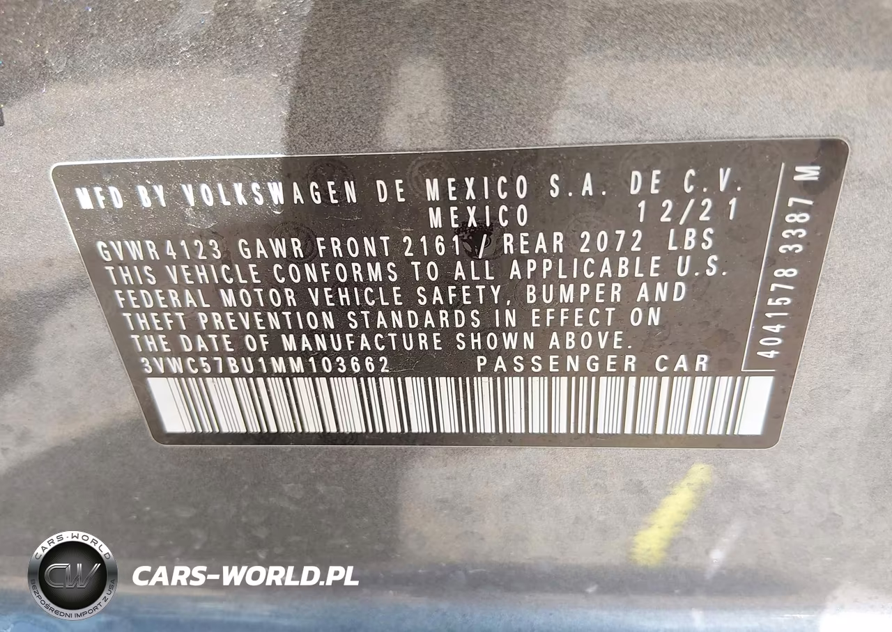 2021 Volkswagen Jetta 1.4T R-Line-1.4T Se-S VIN:3VWC57BU1MM103662 - 9