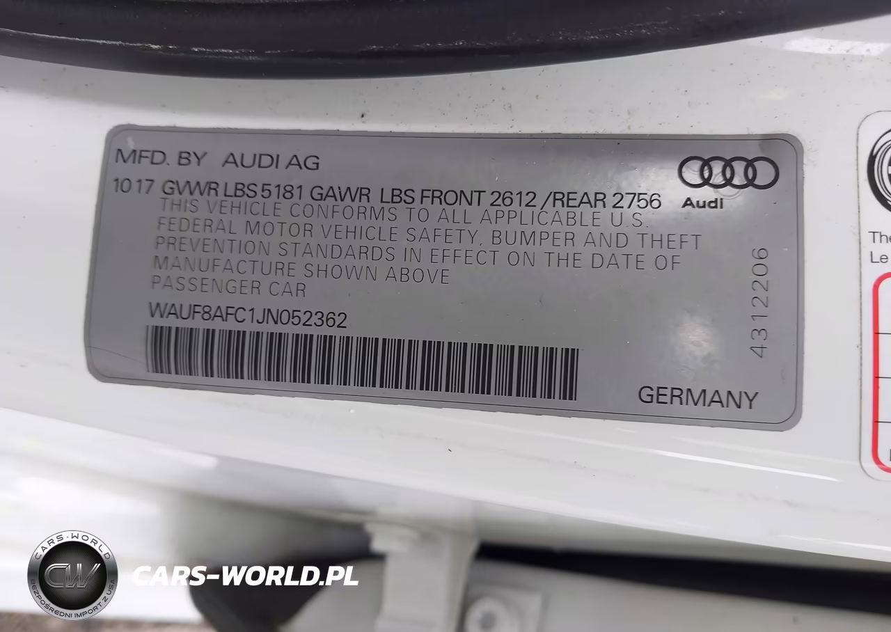 2018 Audi A6 2.0T Premium-2.0T Sport VIN:WAUF8AFC1JN052362 - 9