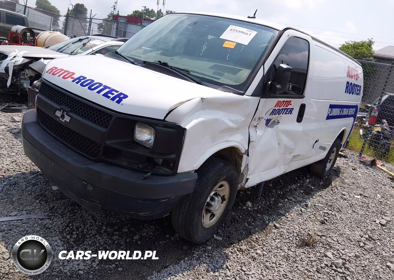 2015 Chevrolet Express 2500 Work Van VIN:1GCWGFCF0F1199272 - 2