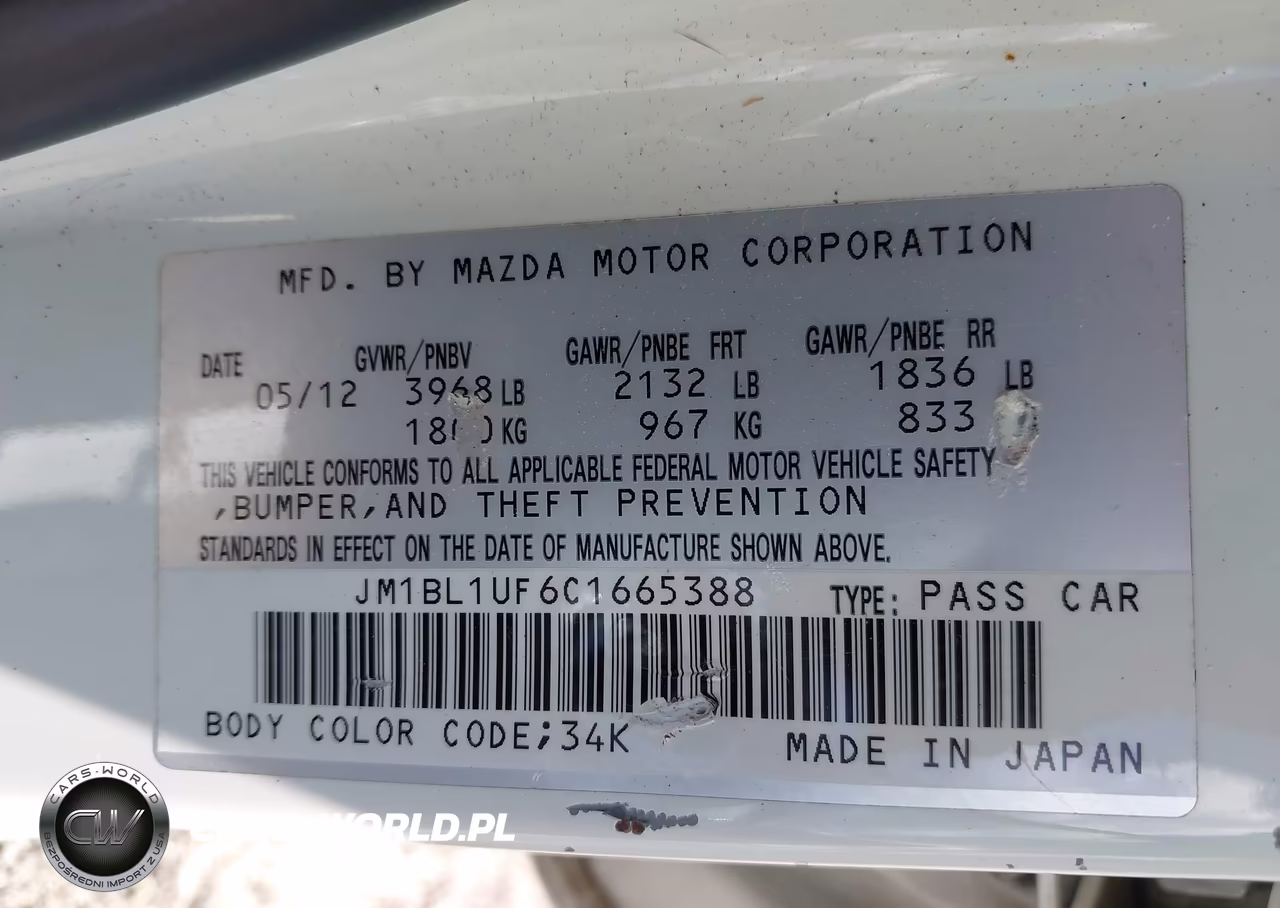 2012 Mazda Mazda3 I Sport VIN:JM1BL1UF6C1665388 - 9