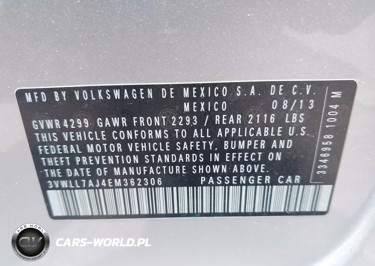 2014 Volkswagen Jetta Gli Edition 30 W-Nav VIN:3VWLL7AJ4EM362306 - 9