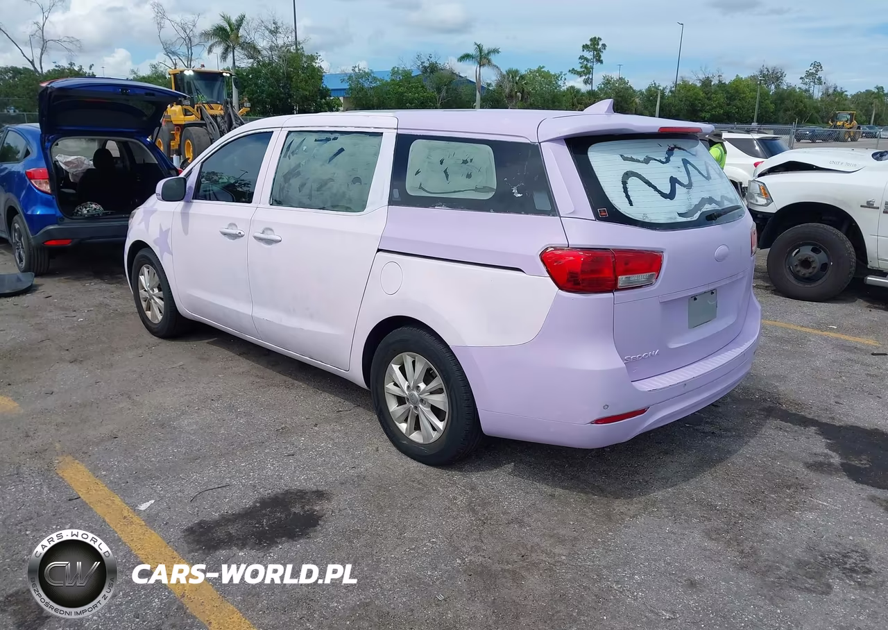 2015 Kia Sedona L VIN:KNDMA5C1XF6014669 - 3