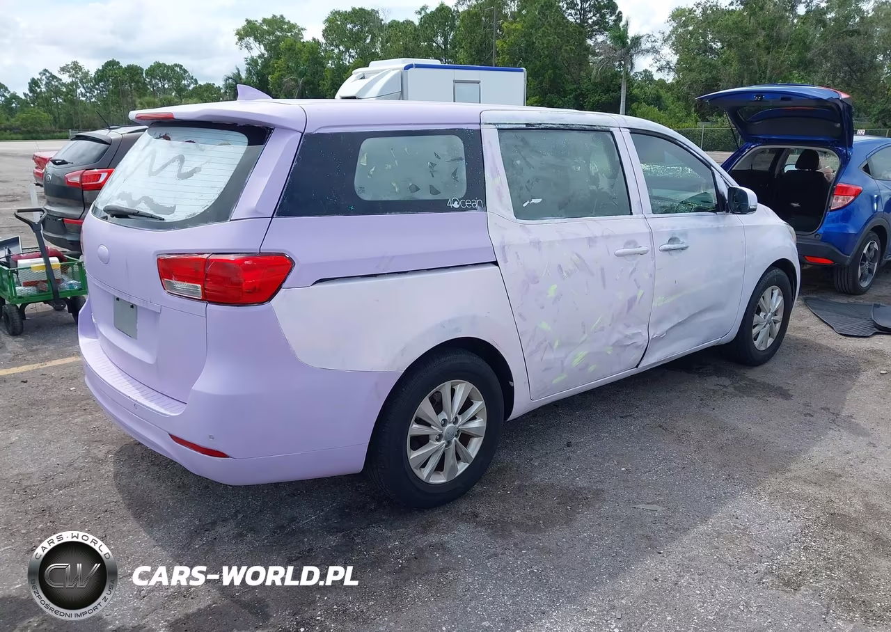 2015 Kia Sedona L VIN:KNDMA5C1XF6014669 - 4