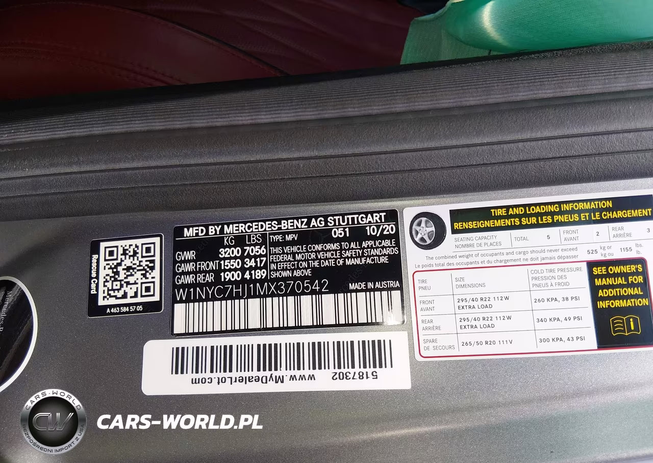 2021 Mercedes-Benz Amg G 63 4Matic VIN:W1NYC7HJ1MX370542 - 9