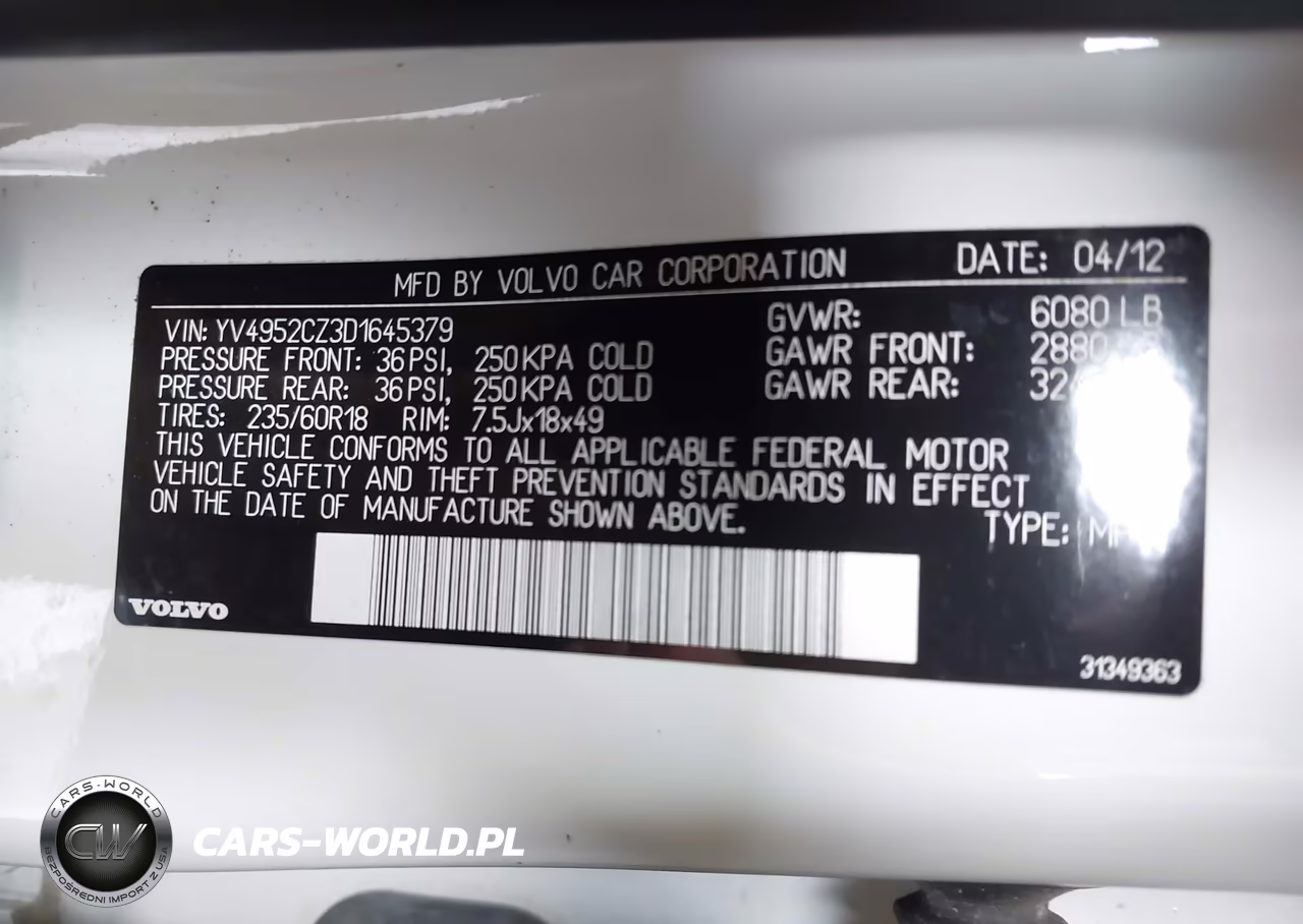 2013 Volvo Xc90 3.2-3.2 Platinum-3.2 Premier Plus VIN:YV4952CZ3D1645379 - 9
