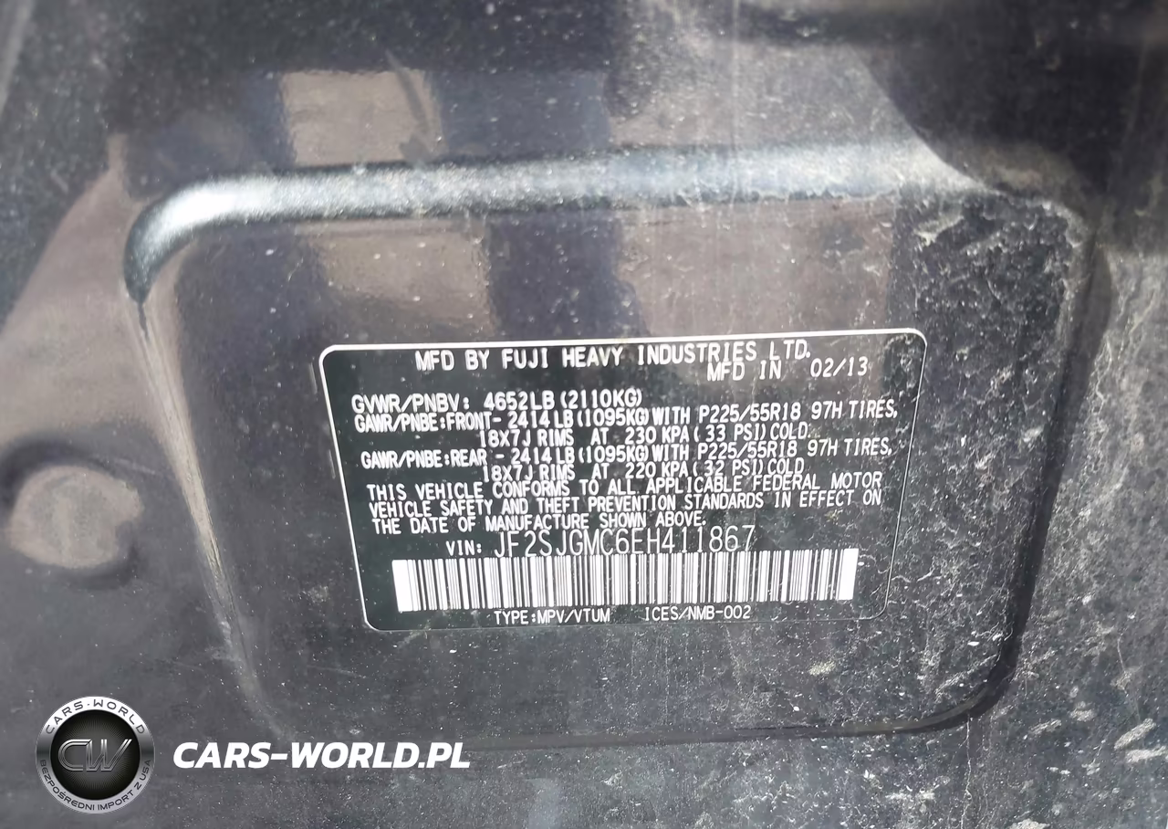 2014 Subaru Forester 2.0Xt Touring VIN:JF2SJGMC6EH411867 - 9