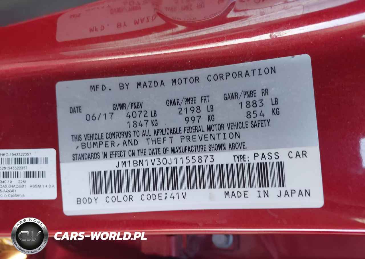 2018 Mazda Mazda3 Touring VIN:JM1BN1V30J1155873 - 9