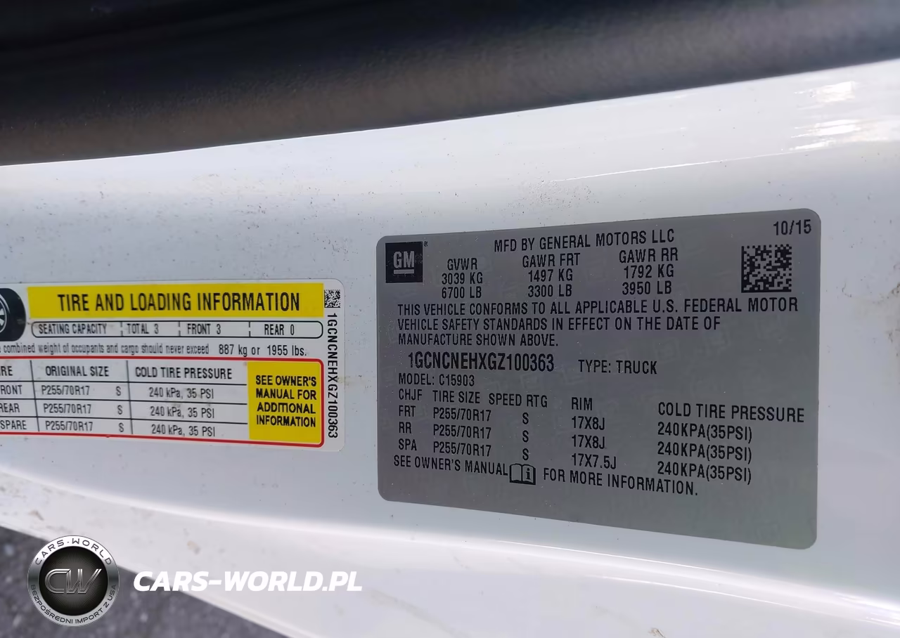 2016 Chevrolet Silverado 1500 Work Truck VIN:1GCNCNEHXGZ100363 - 9
