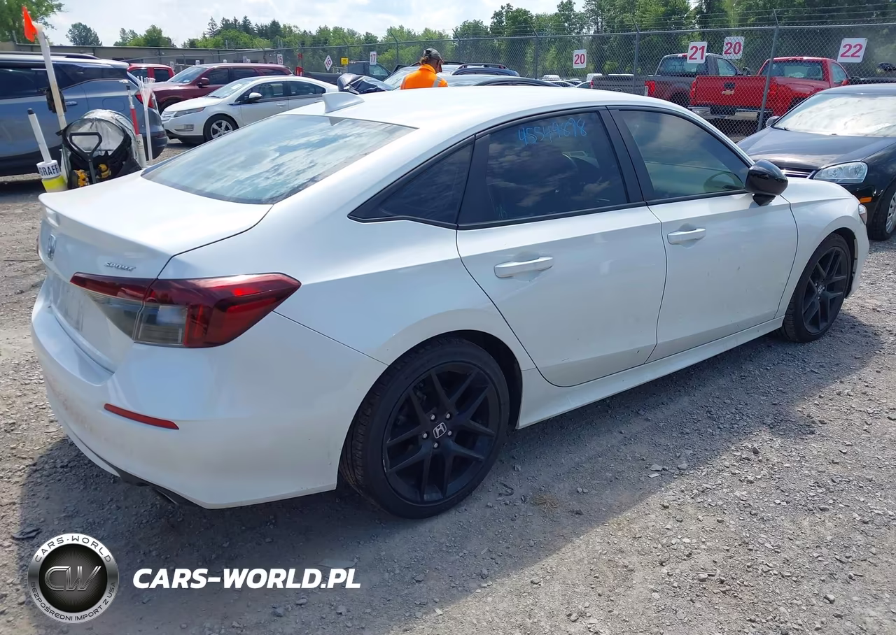 2025 Honda Civic Sport VIN:2HGFE2F57SH573777 - 4
