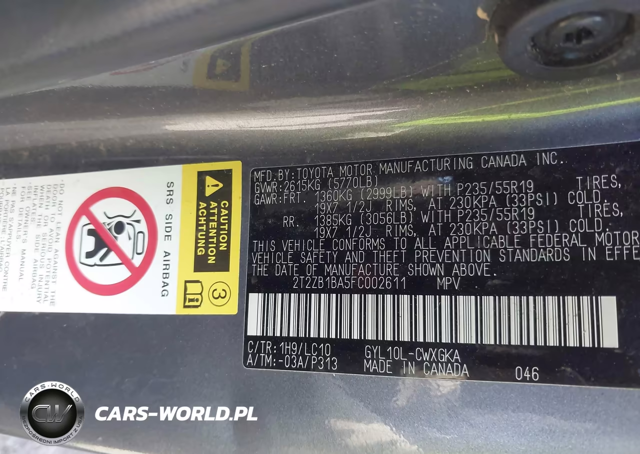 2015 Lexus Rx 450H VIN:2T2ZB1BA5FC002611 - 9