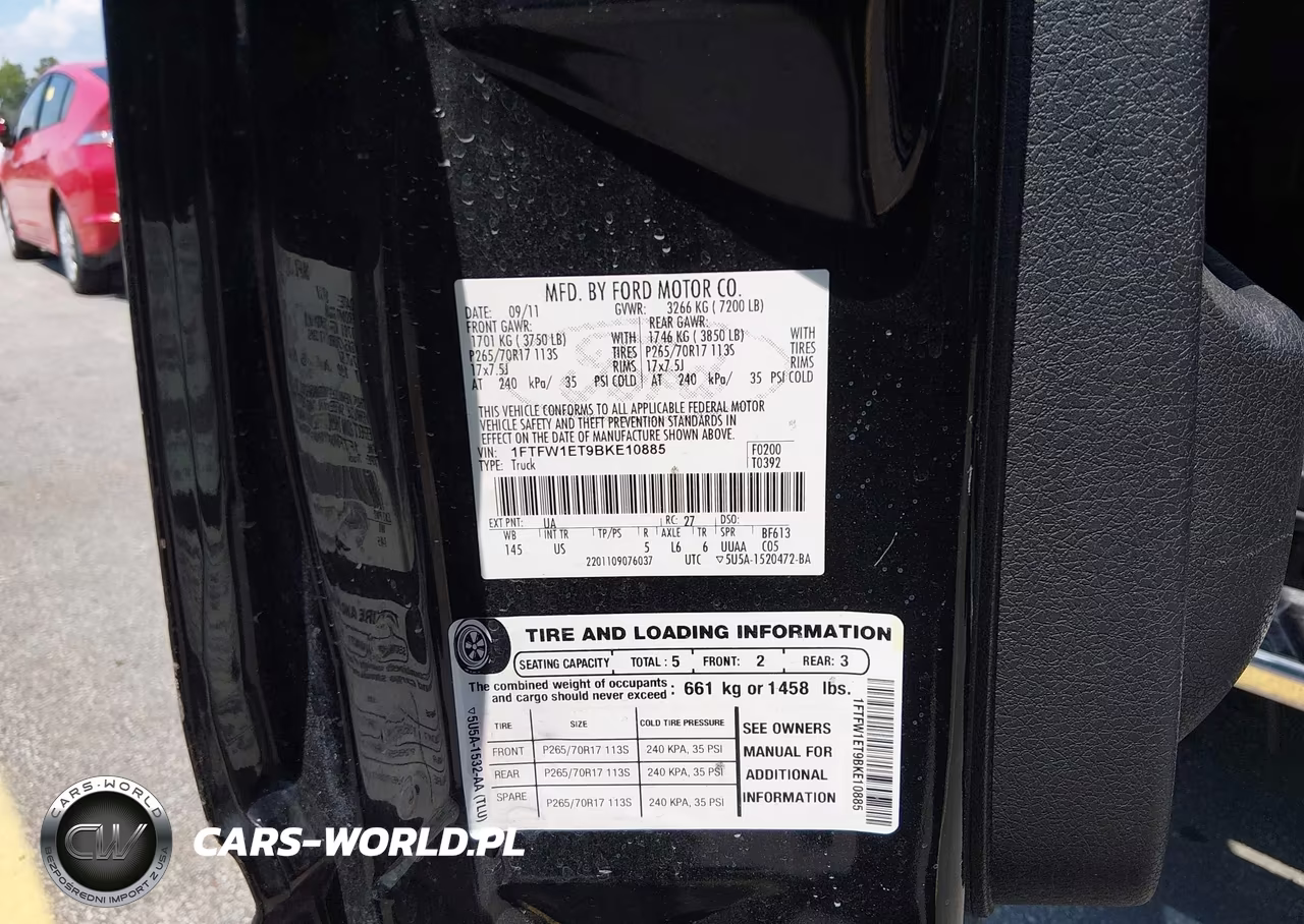 2011 Ford F-150 Xlt VIN:1FTFW1ET9BKE10885 - 9