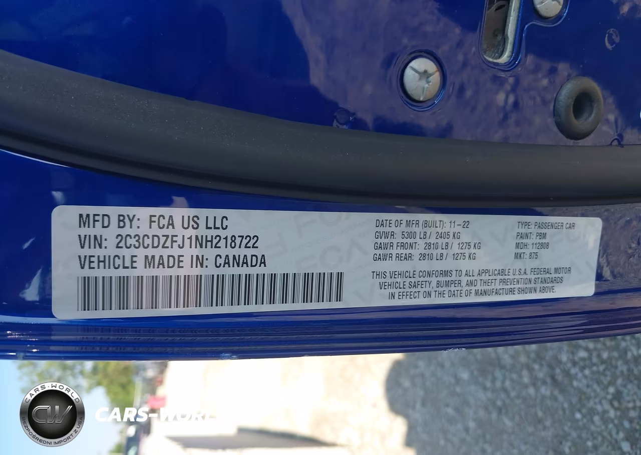2022 Dodge Challenger R-T Scat Pack VIN:2C3CDZFJ1NH218722 - 9