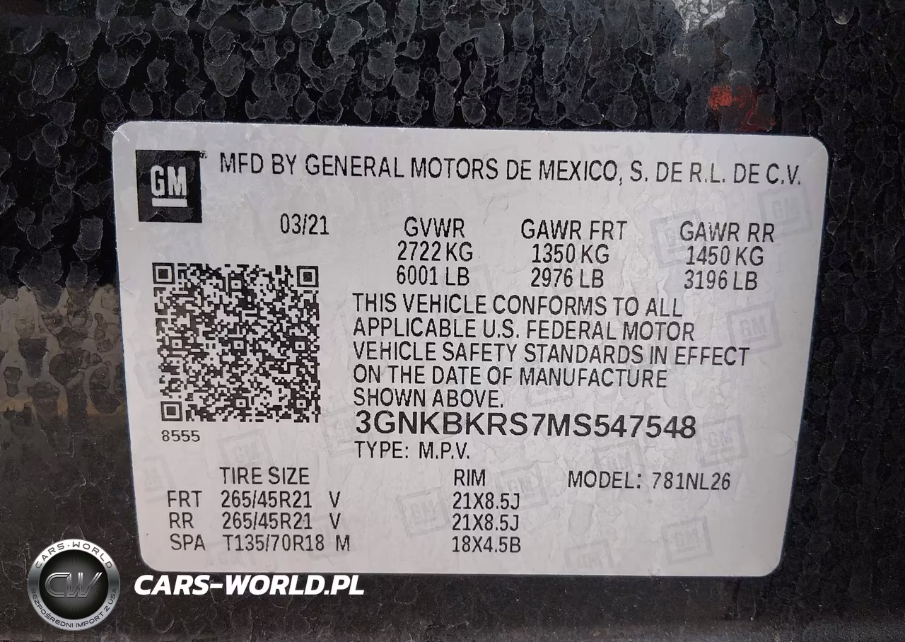 2021 Chevrolet Blazer Awd Rs VIN:3GNKBKRS7MS547548 - 9
