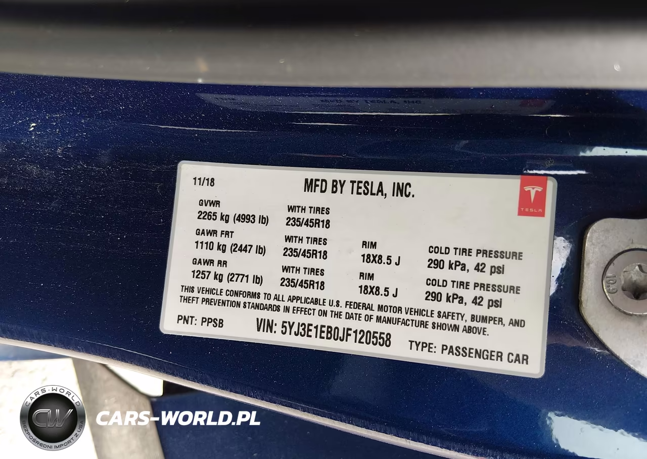 2018 Tesla Model 3 Long Range-Performance VIN:5YJ3E1EB0JF120558 - 9