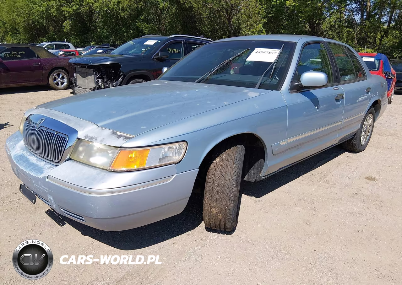 2000 Mercury Grand Marquis Gs VIN:2MEFM74W0YX627167 - 2