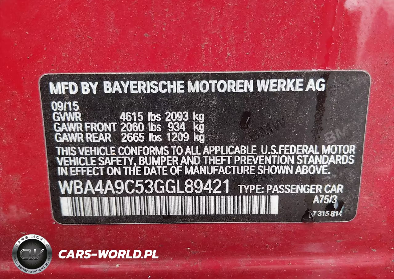 2016 BMW 428I Gran Coupe VIN:WBA4A9C53GGL89421 - 9