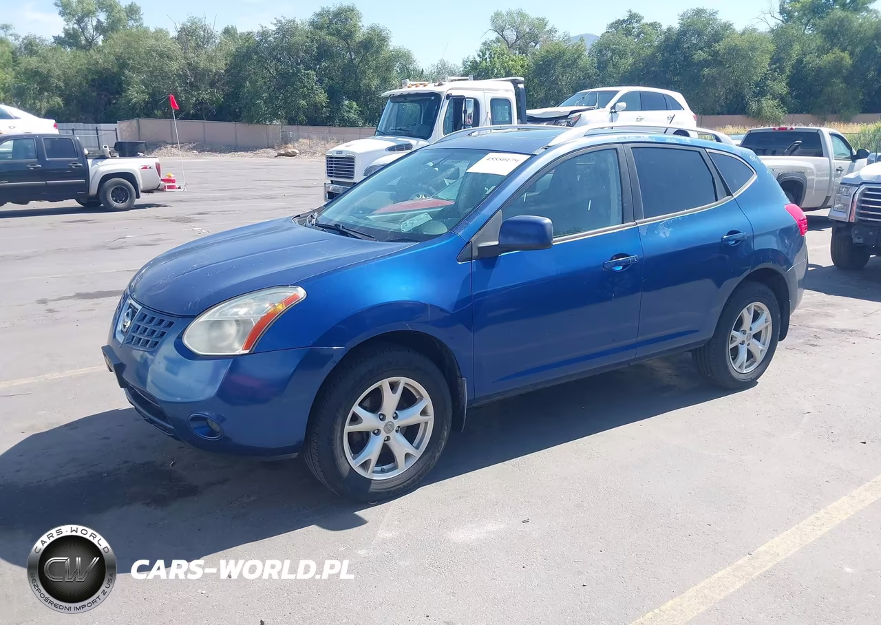 2008 Nissan Rogue Sl VIN:JN8AS58V38W145347 - 2