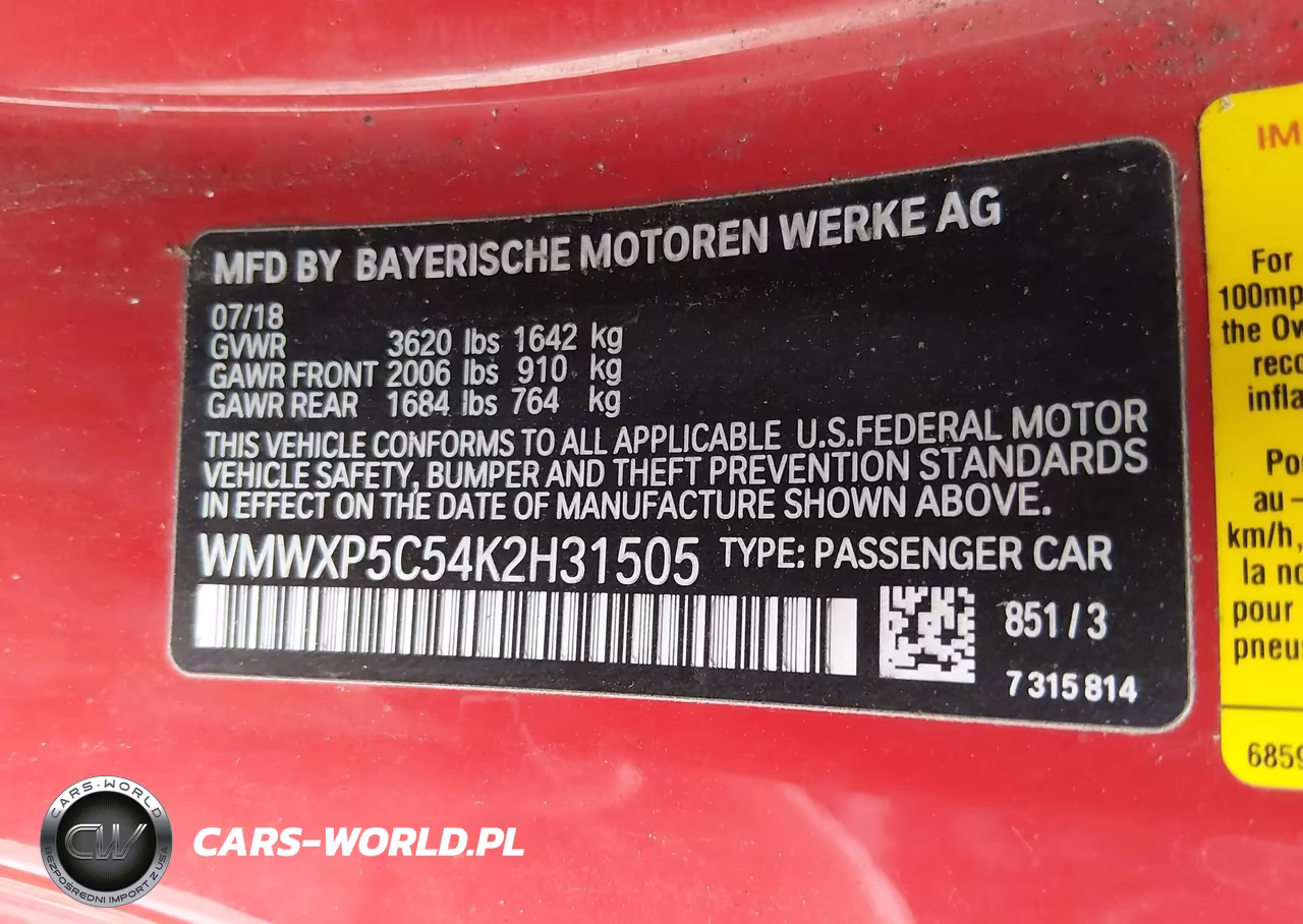 2019 Mini Hardtop Cooper VIN:WMWXP5C54K2H31505 - 9