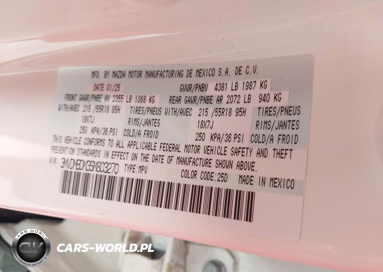 2025 Mazda Cx-30 2.5 S Premium Package VIN:3MVDMBDM3SM803270 - 9