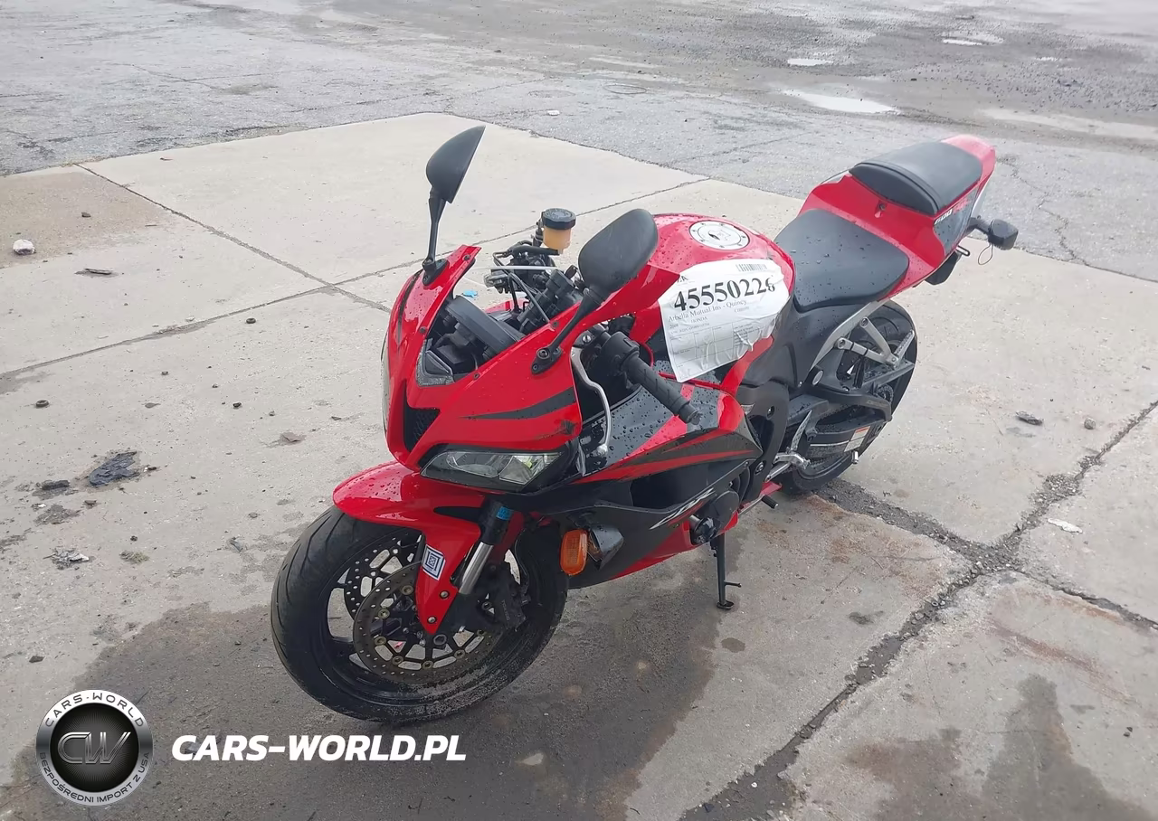 2008 Honda Cbr600 Rr VIN:JH2PC40048M103754 - 2