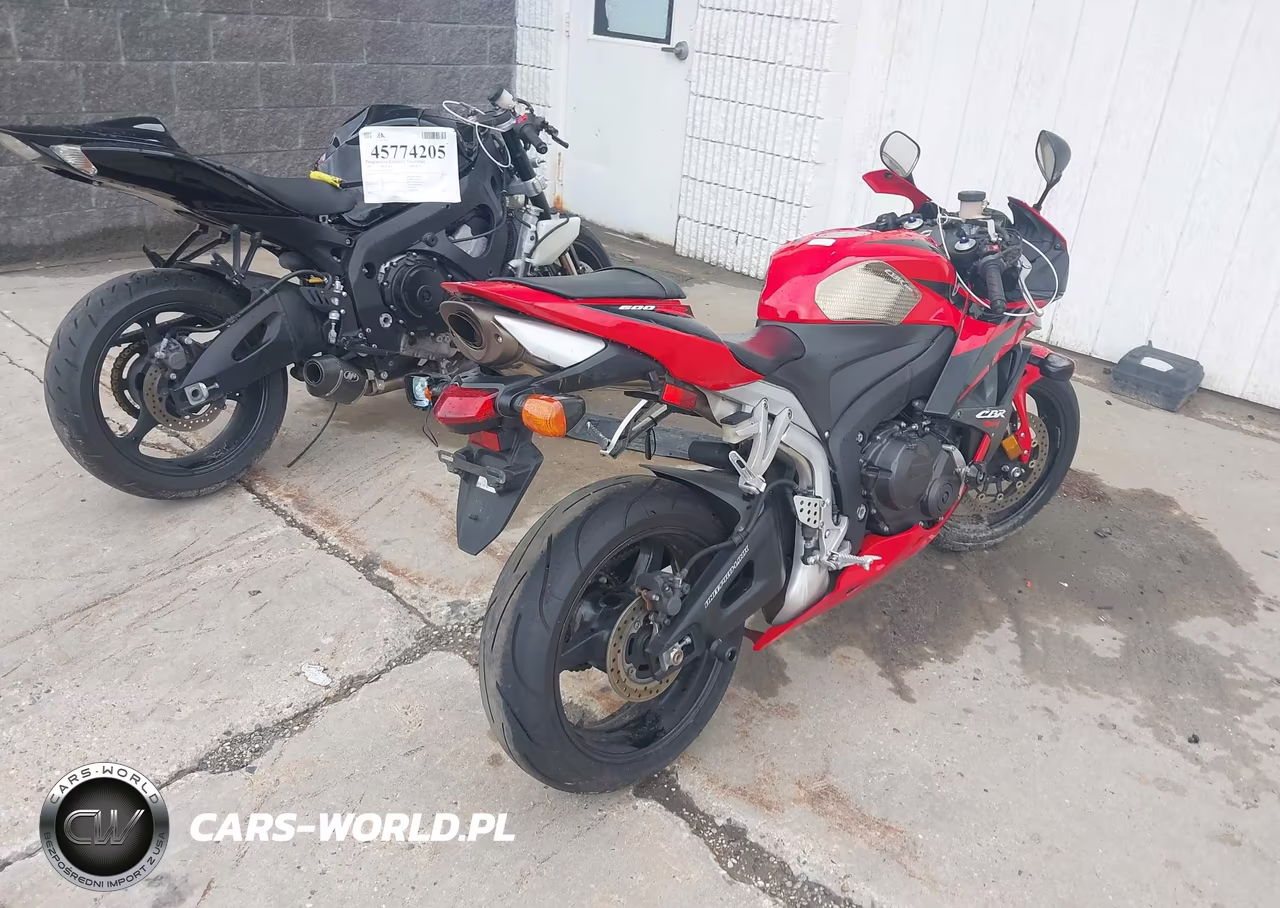 2008 Honda Cbr600 Rr VIN:JH2PC40048M103754 - 4