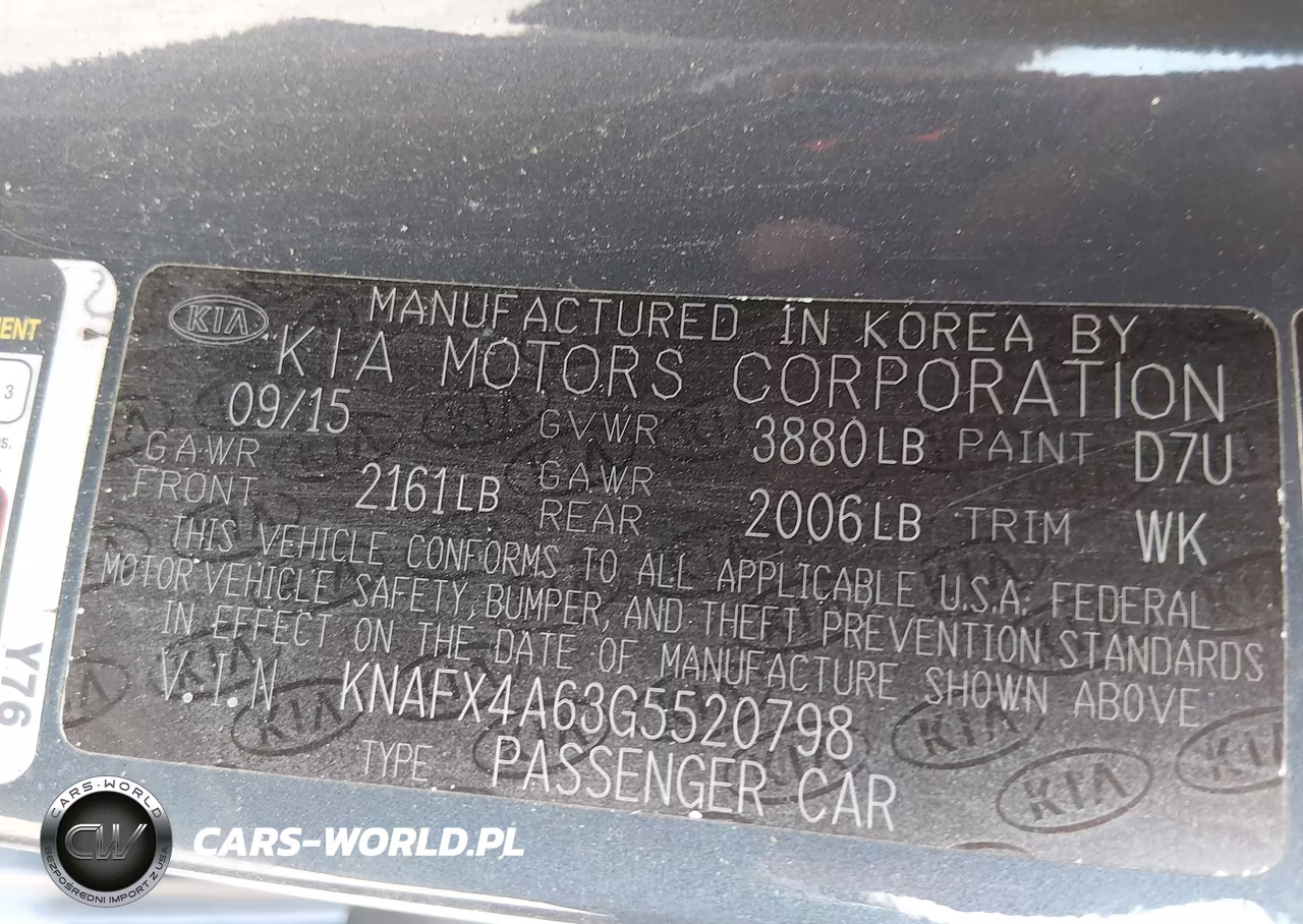 2016 Kia Forte Lx VIN:KNAFX4A63G5520798 - 9