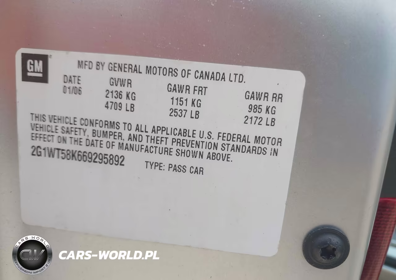 2006 Chevrolet Impala Lt VIN:2G1WT58K669295892 - 9