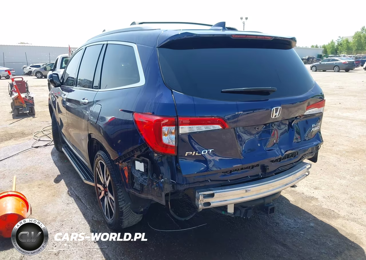 2022 Honda Pilot Awd Elite VIN:5FNYF6H09NB025674 - 3