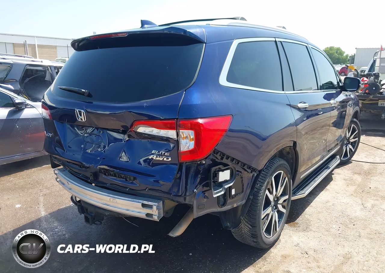2022 Honda Pilot Awd Elite VIN:5FNYF6H09NB025674 - 4