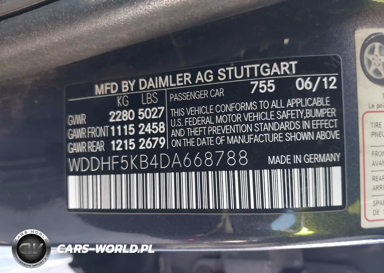 2013 Mercedes-Benz E 350 VIN:WDDHF5KB4DA668788 - 9