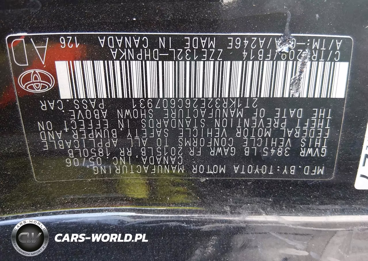 2006 Toyota Matrix Xr VIN:2T1KR32E26C607931 - 9