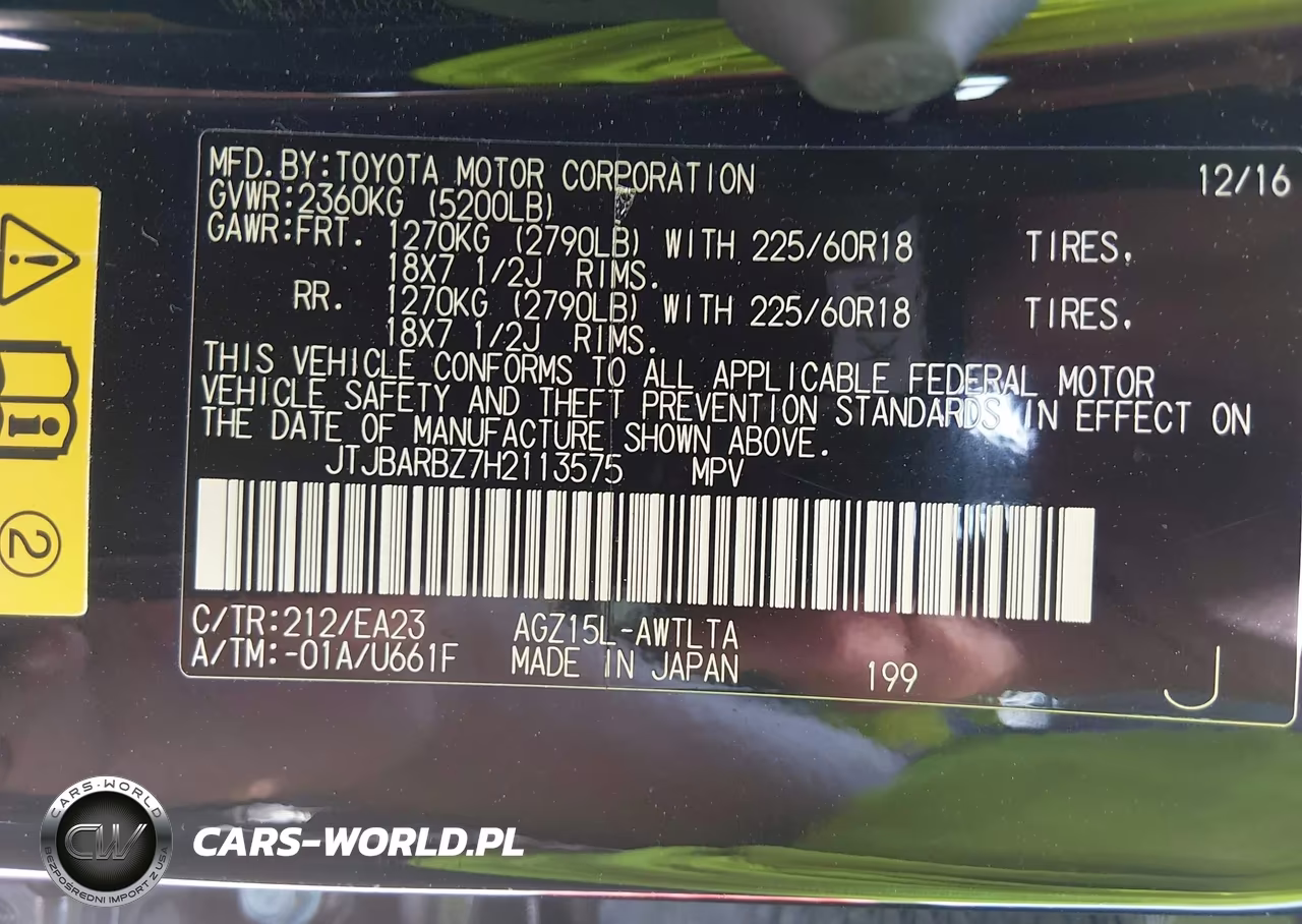 2017 Lexus Nx 200T VIN:JTJBARBZ7H2113575 - 9
