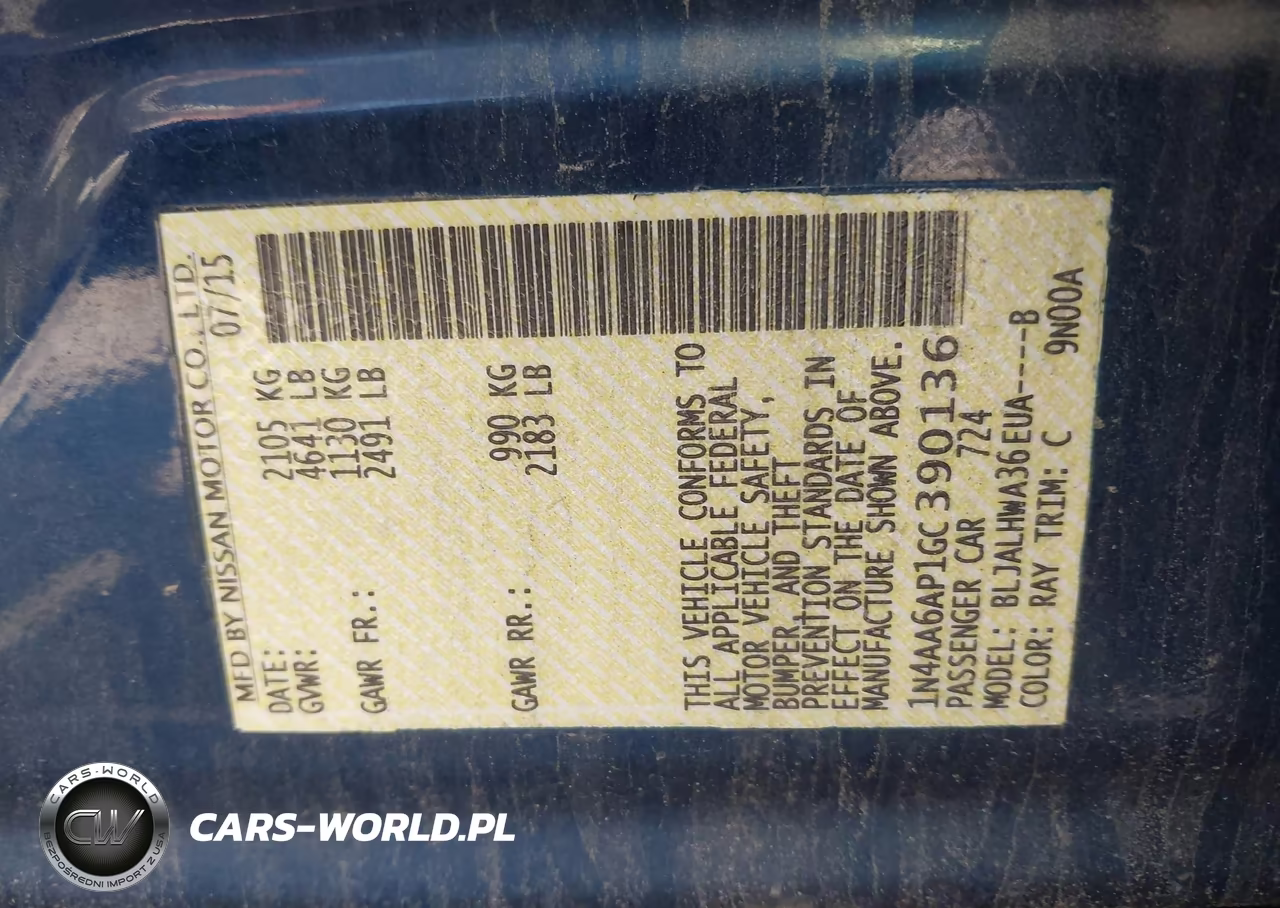 2016 Nissan Maxima 3.5 Platinum VIN:1N4AA6AP1GC390136 - 9