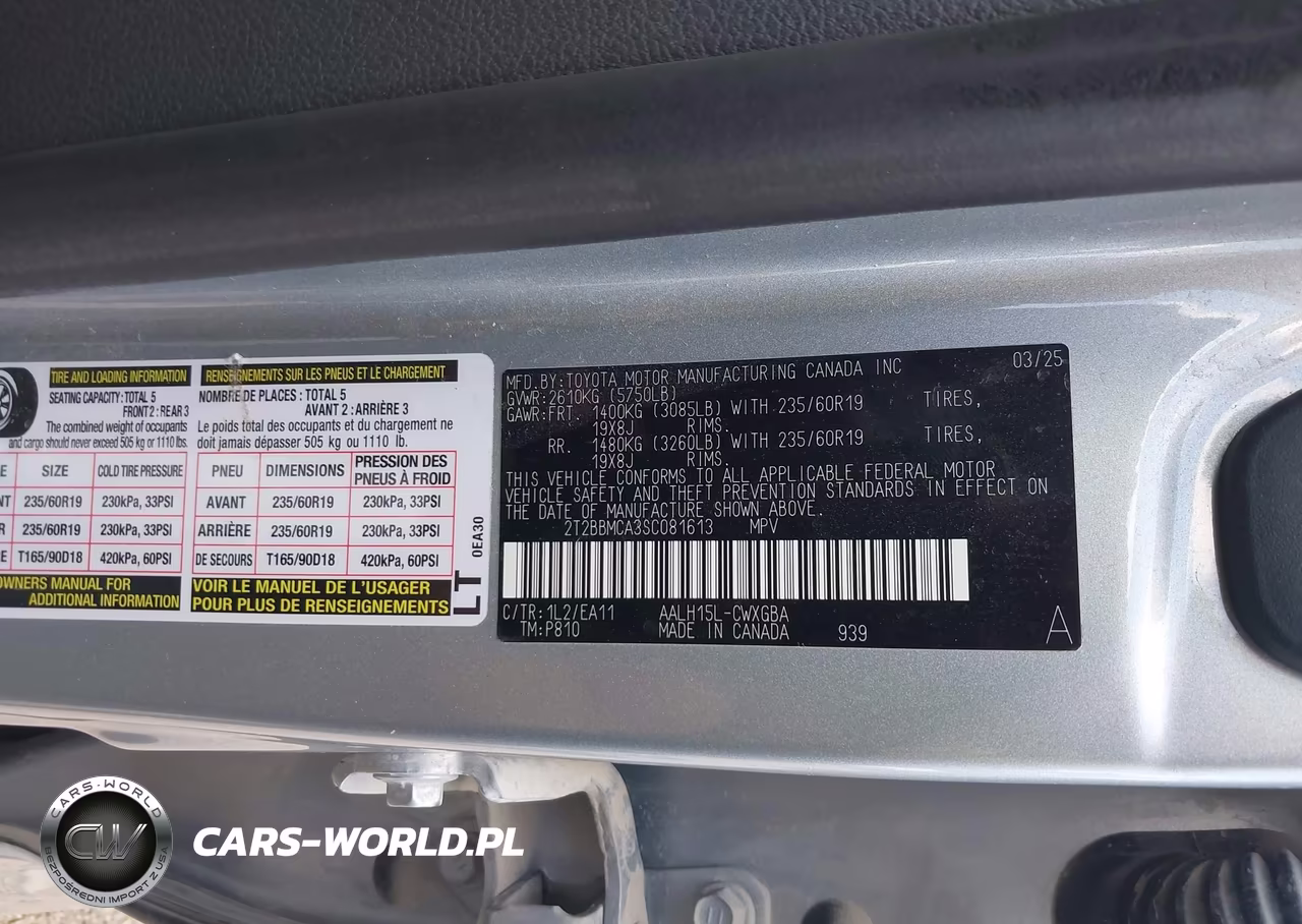 2025 Lexus Rx 350H Premium VIN:2T2BBMCA3SC081613 - 9