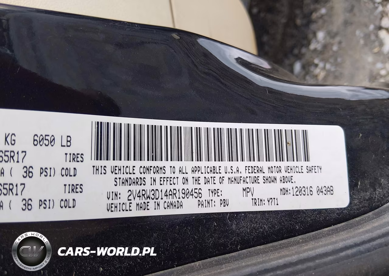 2010 Volkswagen Routan Se VIN:2V4RW3D14AR190456 - 9