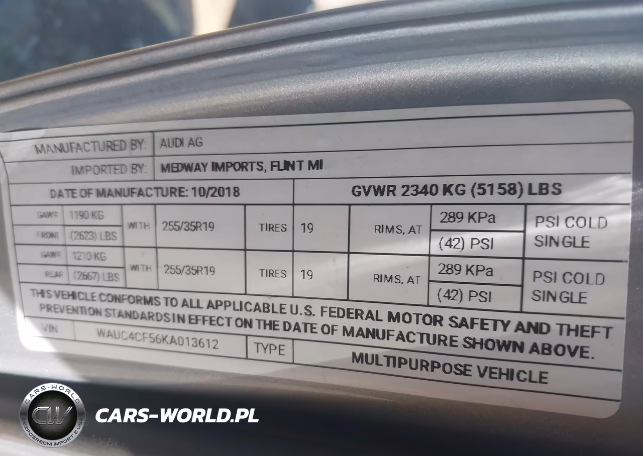 2019 Audi S5 3.0T Premium VIN:WAUC4CF56KA013612 - 9