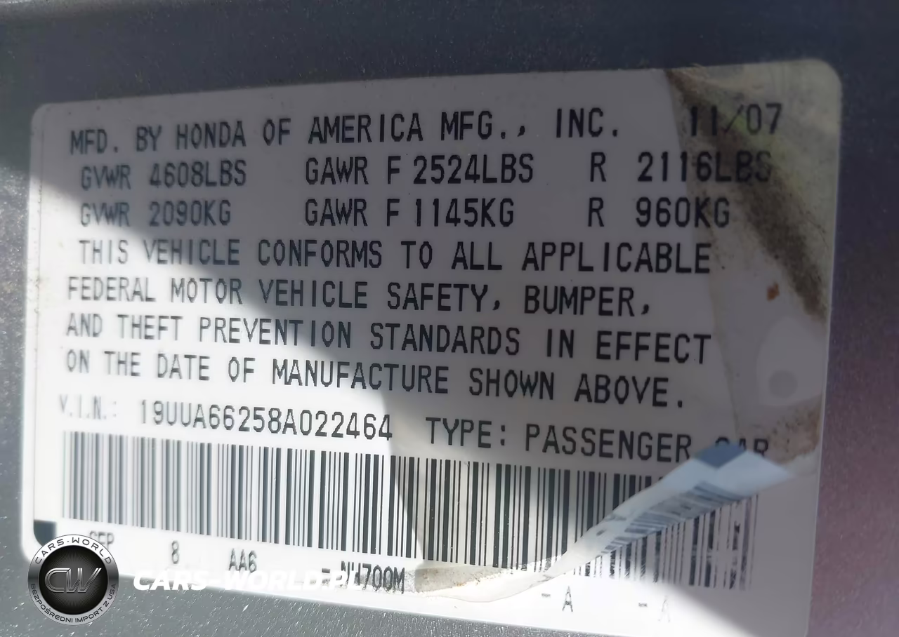 2008 Acura Tl 3.2 VIN:19UUA66258A022464 - 9