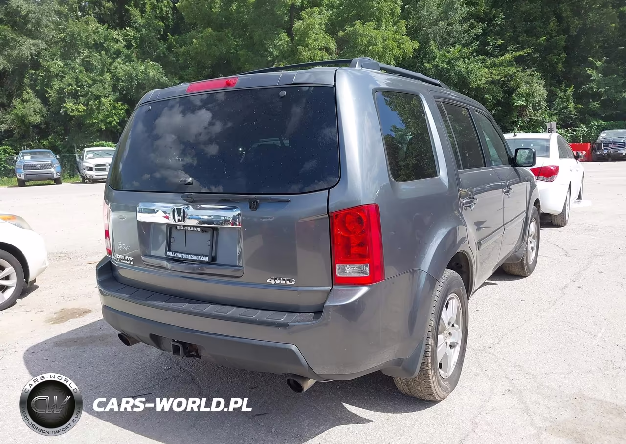 2011 Honda Pilot Ex-L VIN:5FNYF4H54BB066404 - 4