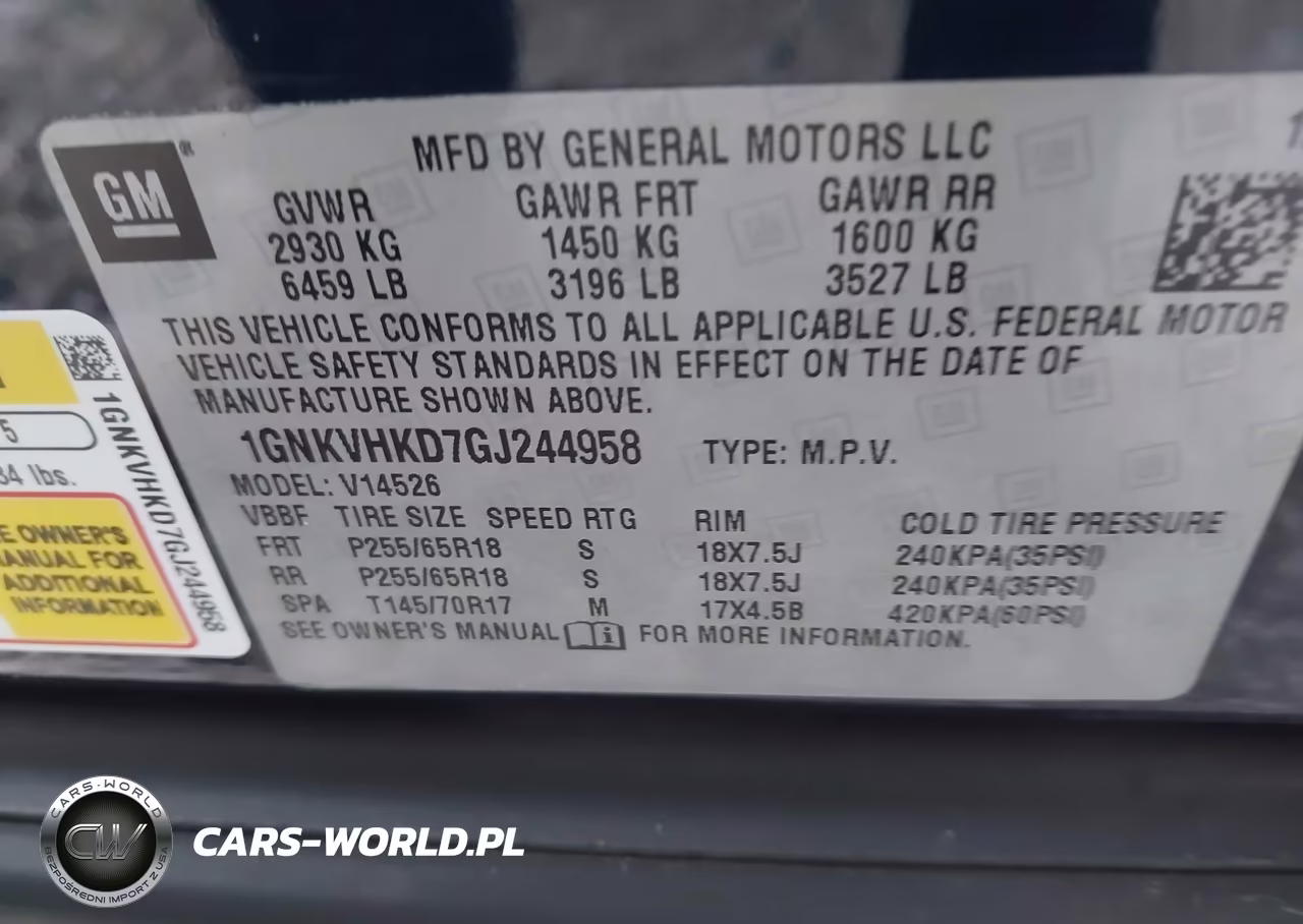 2016 Chevrolet Traverse 2Lt VIN:1GNKVHKD7GJ244958 - 9