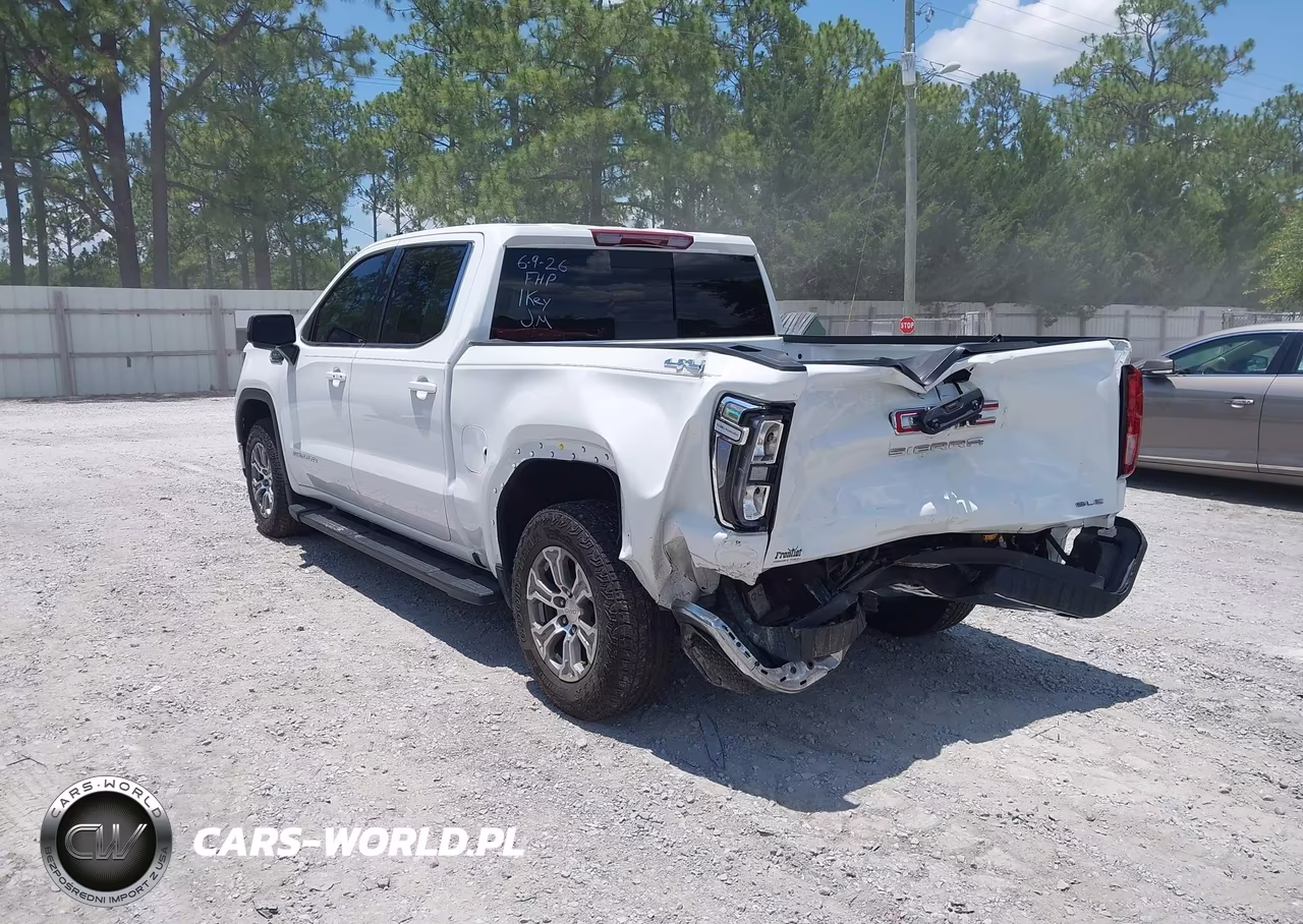 2024 GMC Sierra 1500 4Wd Short Box Sle VIN:3GTUUBED7RG231578 - 3